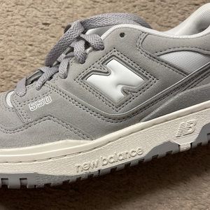New Balance 550 Suede Concrete Grey